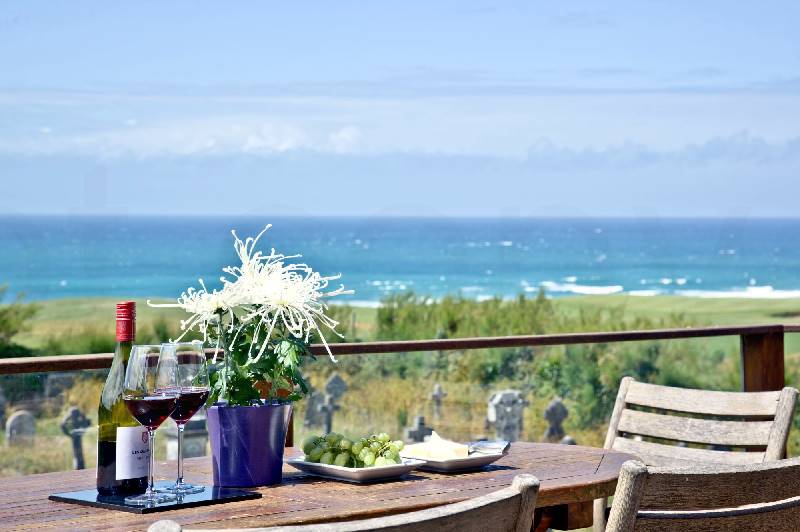 The Beach House is in Newquay, Cornwall